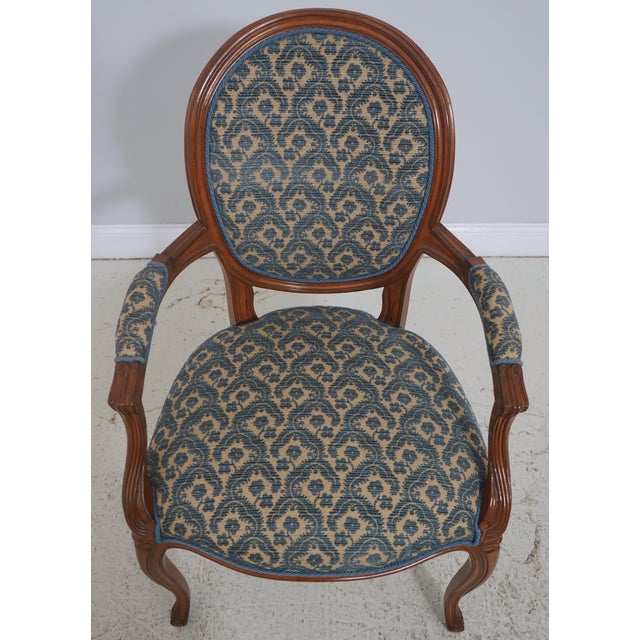 Age: Approx: 40 Years Old Details: Light Factory Distressing Nice Walnut Finish High Quality Construction Quality Blue &...