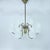 1940s Swedish Modern Brass 6-Light Chandelier, 1930s-1940s For Sale - Image 5 of 11