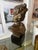 Mid 20th Century Neoclassic Style Bronze Female Bust Sculpture For Sale - Image 5 of 10