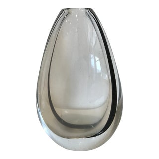 Vicki Linstrand for Kosta Boda, Glass Vase, Signed - Sweden 1960s For Sale