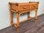Italian Bamboo Console with 2 Drawers, 1980s For Sale - Image 9 of 11