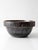 Late 19th Century Antique Dark Brown Glazed Stoneware Bowl For Sale - Image 5 of 13