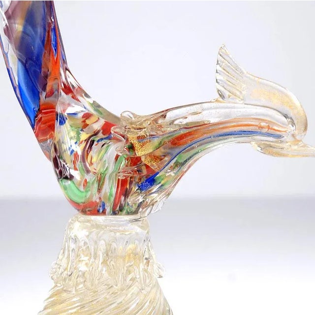 Mid-Century Murano Glass Bird Figurine, 1960s For Sale - Image 6 of 10