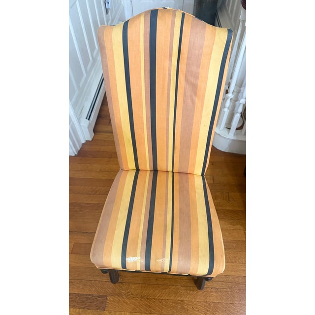 Set of 8 Vintage 1970s Trauvailles Inc. Dining Chairs – Sculptural Frames, Ideal for Reupholstery For Sale - Image 4 of 14