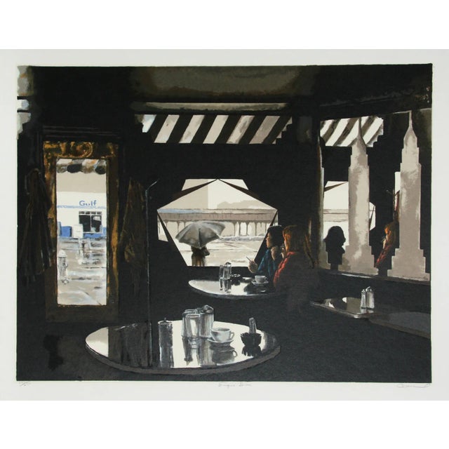 Artist: Harry McCormick, American (1942 - ) Title: Empire Diner Medium: Serigraph, signed and numbered in pencil Edition:...