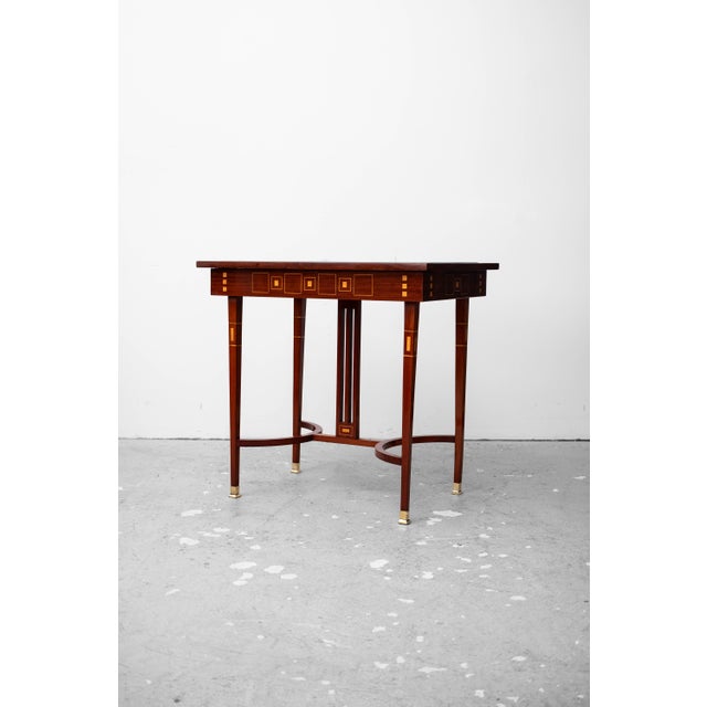 Small Art Nouveau Side Table by K.u.K Hofkunsttischlerei Bernhard Ludwig, Vienna, Austria, 1905 For Sale - Image 12 of 18