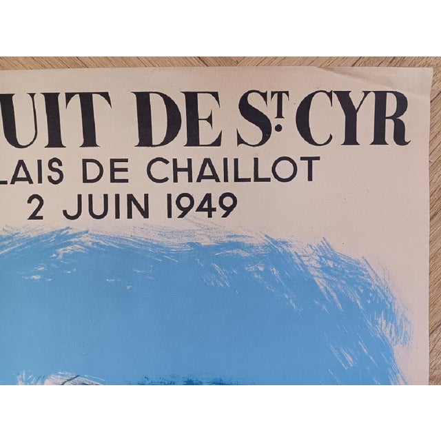 Original Poster: The Night of Saint Cyr after Paul Colin, 1949 For Sale - Image 8 of 9
