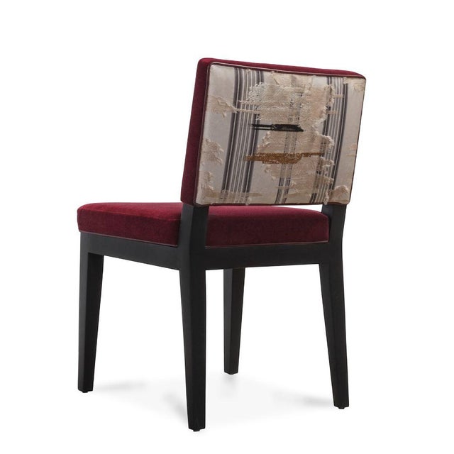 Holly Hunt Attributed to Holly Hunt Studio Luna Mohair Dining Side Chairs, Set of 10 For Sale - Image 4 of 11