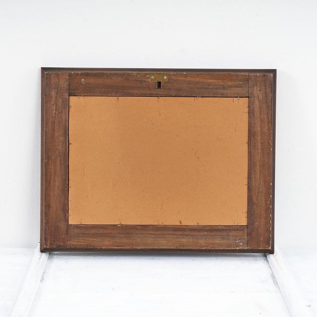 Puggioli, Antique Cannon, 1950s, Oil Painting For Sale - Image 7 of 8
