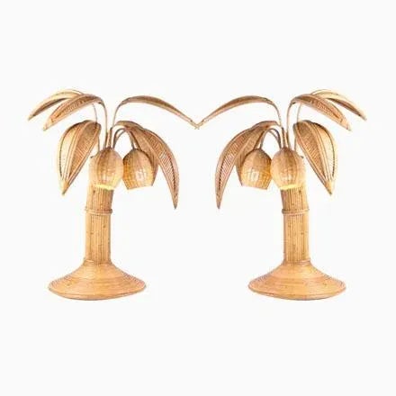 Rattan Coconut Lamp For Sale - Image 6 of 6