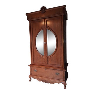 Lexington Victorian Sampler Armoire For Sale