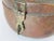 Early 20th Century Northern India Round Copper Lidded Box For Sale - Image 4 of 13