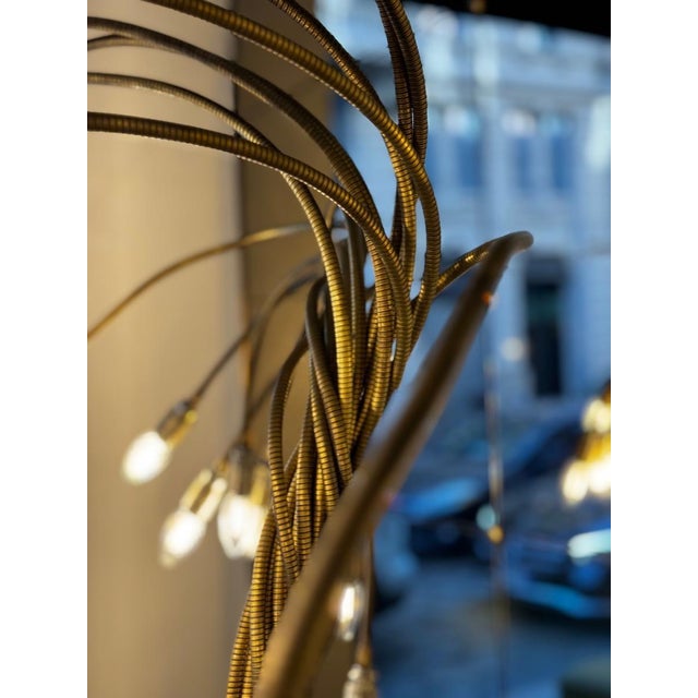 Woven Floor Lamp from Catellani & Smith, 1980s For Sale - Image 12 of 14