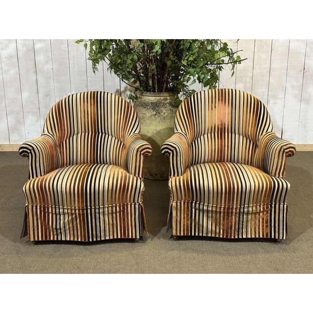 Napoleon III Style Toadstool Chairs, Set of 2 For Sale - Image 4 of 11