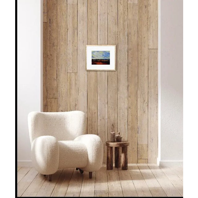 2020s “Sunset Over the Nevada Desert – Modern Contemporary Acrylic Painting” For Sale - Image 5 of 6