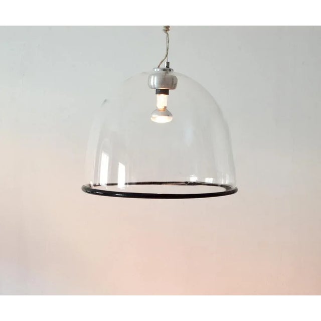 Large Italian Hanging Lamps from Leucos, 1970s, in Very Good conditions. Designed 1970 to 1979 This piece has an...