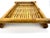 Vintage Mid Century Woven Bamboo Tray With Rustic Character For Sale - Image 12 of 13