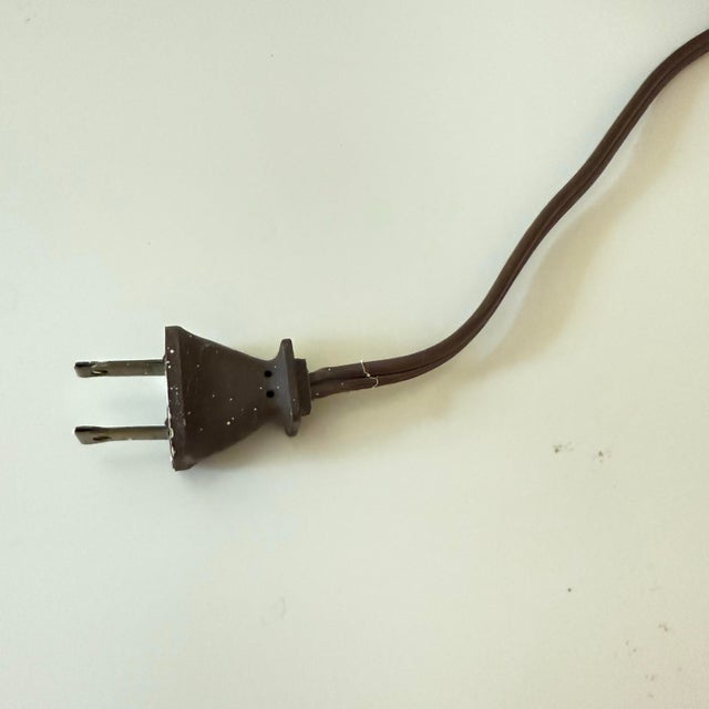 Vintage Kaiser Kuhn Butterfly, Fruit, and Flora Lamp With Silk Shade For Sale - Image 11 of 12