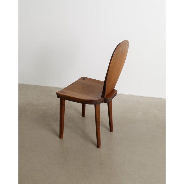 Early Swedish Modern Skedblad Wooden Office Dining Chair in Pine by Carl Malmsten, 1930s For Sale - Image 3 of 8
