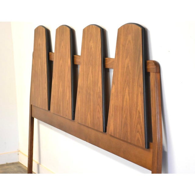 Walnut Mid Century King Headboard Chairish