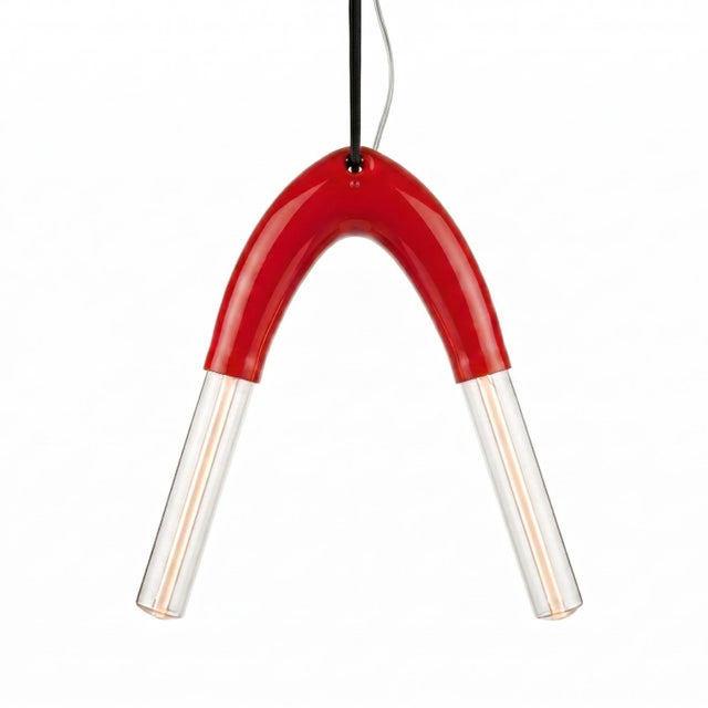 Bend 02 Double Pendant Light by Joe Zander For Sale - Image 11 of 11