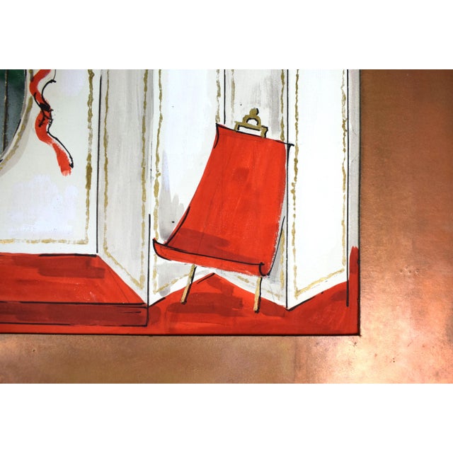 Art Sz: 9 7/8"H x 16 3/4"W Mat Sz: 14"H x 21 1/2"W