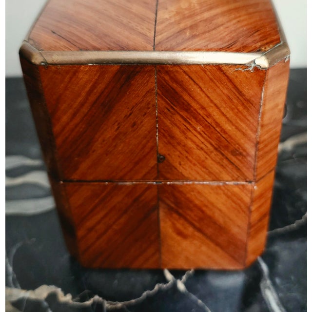 Mid 19th Century Set of 4, Antique French Napoleon III Era Scent Caddy / Perfume Box For Sale - Image 5 of 11