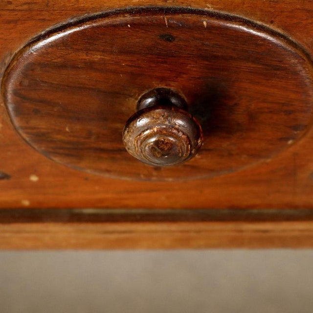 Emilian Neoclassical Table in Poplar For Sale - Image 7 of 9