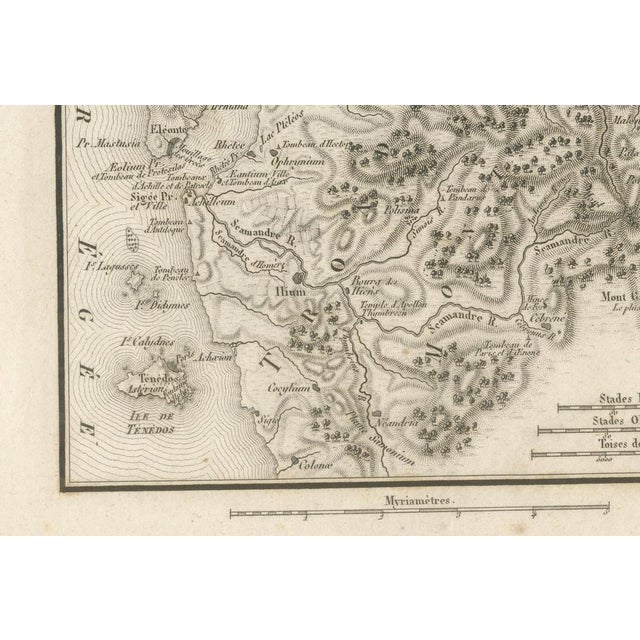 Ancient Troy and Hellespont Map from Ambroise Tardieu, 1825 For Sale - Image 4 of 9