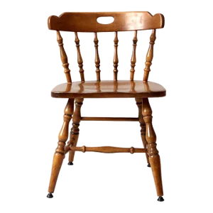 Vintage Wood Pub Chair