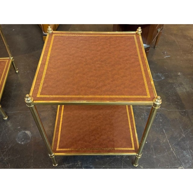 2000 - 2009 Italian Jansen Manner Side Tables For Sale - Image 5 of 6