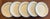 Antique Early 19th Century English Georgian Pearlware Creamware Blue Feather or Shell Edge Dinner Plates - Set of 5 For Sale - Image 16 of 16