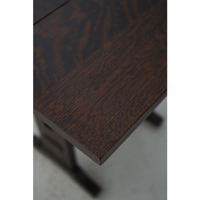 Stickley Small Mission Oak Dropleaf Occasional Table For Sale In Philadelphia - Image 6 of 18