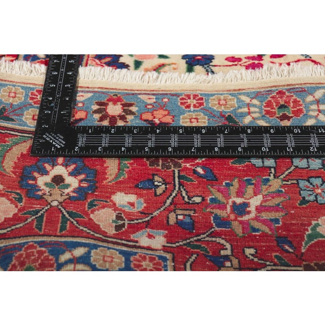 Mid 20th Century Vintage Persian Mashhad Rug, 09'07 X 12'08 For Sale In Dallas - Image 6 of 10