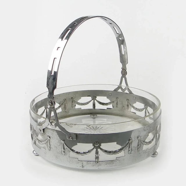 Art Nouveau Fruit Basket, 1890s For Sale - Image 9 of 12