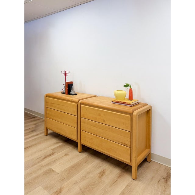 Custom Oak 6-Drawer Dresser Butcher Block Top Vintage Handcrafted Bedroom Piece For Sale - Image 14 of 15