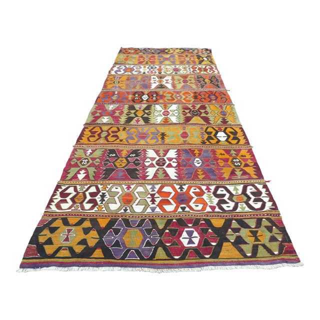 Vintage Turkish Kilim Rug For Sale