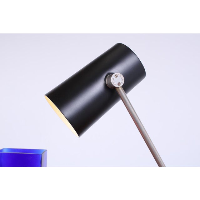 Adjustable Black Tube Metal Table Lamp by Hala Dbgma, 1950s For Sale - Image 15 of 18