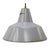 Industrial Dutch Grey Enamel Factory Pendant Light by Philips, Holland For Sale - Image 6 of 6