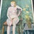 Original 18 x 24 painting on canvas board unsigned Overall size with wood frame with aged linen liner is 21 x 27