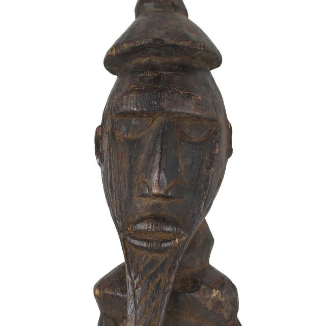 Teke artistic endeavors predominantly focus on carving figures designed to be infused with magical substances, referred to...