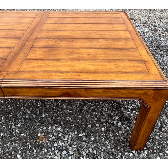 Century Furniture Rustic European Campaign Style Dining Table For Sale In New York - Image 6 of 11