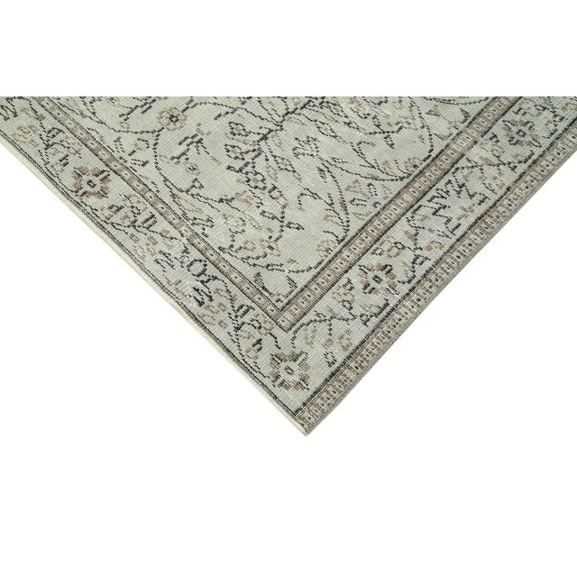 Vintage Handmade Overdyed Rug For Sale - Image 4 of 7