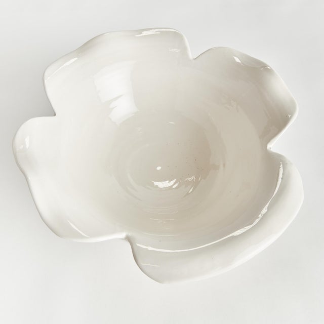 Each and every distinctive petal of the Petalo Decorative Footed Bowl is handmade, and handapplied by Italian artisans in...