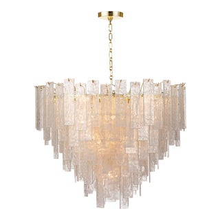 Regina Andrew Glacier Chandelier, Large For Sale