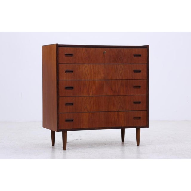Mid-Century Rosewood Chest of Drawers For Sale - Image 4 of 14