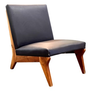 Large Lounge Chair in the style of Jens Risom, 1950s For Sale