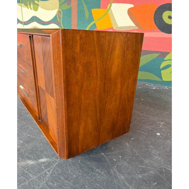 Lane  brutalist Lane Brutalist Credenza For Sale - Image 4 of 16
