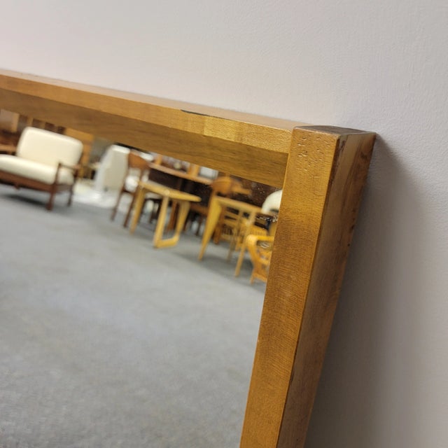 Mid-Century Modern Large Mid-Century Modern - Brutalist - Mid-Century Modern Mirror by Tobago For Sale - Image 3 of 5