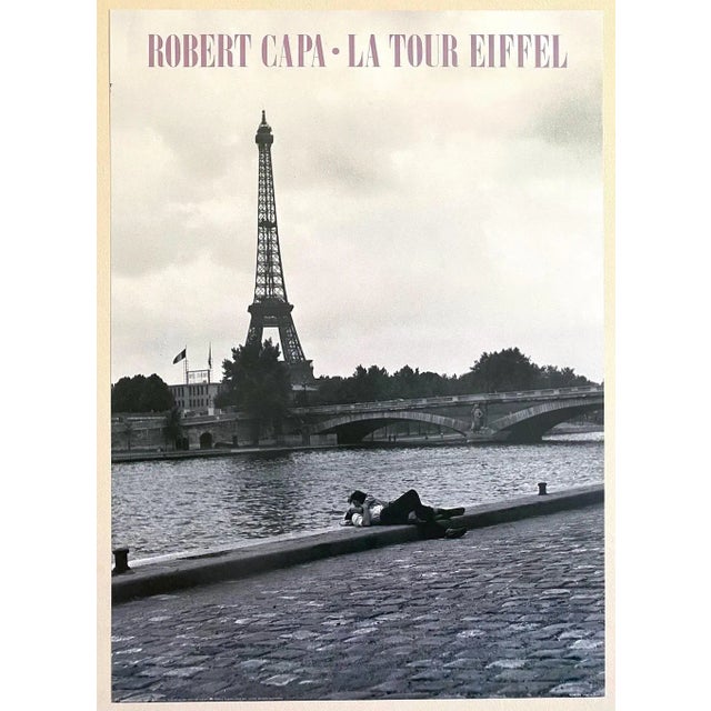 Robert Capa Vintage 1988 Photo Lithograph Print Poster 